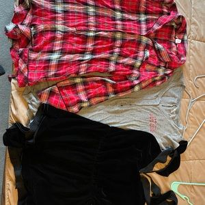 Victoria Secret and Aerie bed time rompers